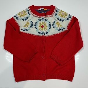 Girl’ John Lewis Button Down Sweater